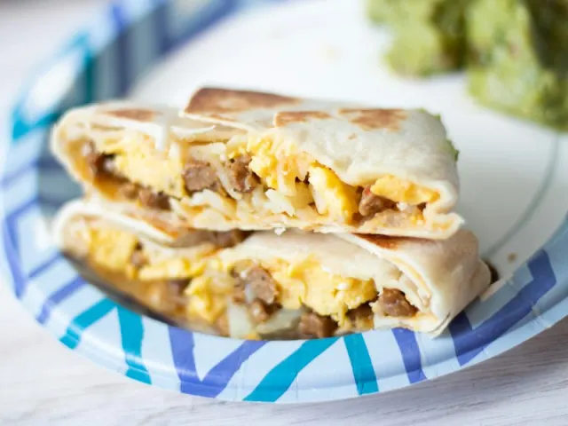 Breakfast California Crunchwrap at Taco Bell
